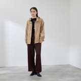 2WAYサーブルクロスフリルネックブルゾン | QUEENS COURT | 詳細画像7 