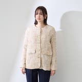 チュールレイヤーセットツィードジャケット | QUEENS COURT | 詳細画像10 