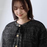 チュールレイヤーセットツィードジャケット | QUEENS COURT | 詳細画像7 