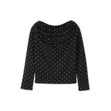 モノトーンドットオフショルカットソー≪手洗い可能≫ | QUEENS COURT | 詳細画像13 