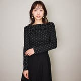 モノトーンドットオフショルカットソー≪手洗い可能≫ | QUEENS COURT | 詳細画像8 