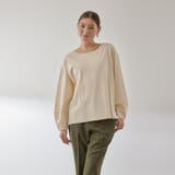シルキースムースランタンスリーブカットソー≪手洗い可能≫ | QUEENS COURT | 詳細画像12 