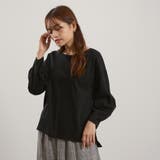 シルキースムースランタンスリーブカットソー≪手洗い可能≫ | QUEENS COURT | 詳細画像2 