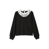 レースカラーラメMIXカットソー≪手洗い可能≫ | QUEENS COURT | 詳細画像12 