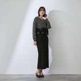 ラッフルヘムクロプトプルオーバー | QUEENS COURT | 詳細画像12