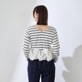 ラッフルヘムクロプトプルオーバー | QUEENS COURT | 詳細画像4