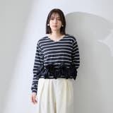 ラッフルヘムクロプトプルオーバー | QUEENS COURT | 詳細画像9