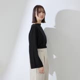 ハイゲージ天竺ボートネックプルオーバー | QUEENS COURT | 詳細画像4 