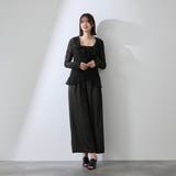 ストレッチレースラッフルカラートップス | QUEENS COURT | 詳細画像7