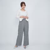 ライトツィードタックパンツ≪手洗い可能≫ | QUEENS COURT | 詳細画像3 