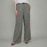 ブラウン | ライトツィードタックパンツ≪手洗い可能≫ | QUEENS COURT