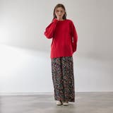 マルチフラワーイージーワイドパンツ≪手洗い可能≫ | QUEENS COURT | 詳細画像18 