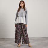 マルチフラワーイージーワイドパンツ≪手洗い可能≫ | QUEENS COURT | 詳細画像19 