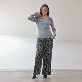 マルチフラワーイージーワイドパンツ≪手洗い可能≫ | QUEENS COURT | 詳細画像9 