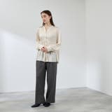 ナチュレッチセンタープレスワイドパンツ≪手洗い可能≫ | QUEENS COURT | 詳細画像5 