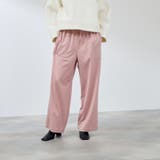 スポンディッシュサテンイージーパンツ≪手洗い可能≫ | QUEENS COURT | 詳細画像1 