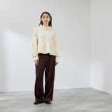 スポンディッシュサテンイージーパンツ≪手洗い可能≫ | QUEENS COURT | 詳細画像6 