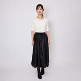 シアーレザー調フレアスカート≪手洗い可能≫ | QUEENS COURT | 詳細画像12 