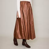 シアーレザー調フレアスカート≪手洗い可能≫ | QUEENS COURT | 詳細画像2 