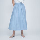 ダンガリーデニムギャザーフレアスカート≪手洗い可能≫ | QUEENS COURT | 詳細画像10 