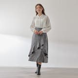 ツィードライクアシメフリルスカート≪手洗い可能≫ | QUEENS COURT | 詳細画像10