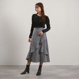 ツィードライクアシメフリルスカート≪手洗い可能≫ | QUEENS COURT | 詳細画像12