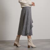 ツィードライクアシメフリルスカート≪手洗い可能≫ | QUEENS COURT | 詳細画像8