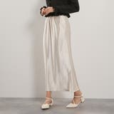 シルキーヘビーサテンスカート≪手洗い可能≫ | QUEENS COURT | 詳細画像1 