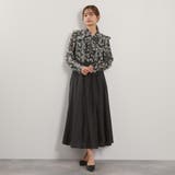 シルキーローンウエストプリーツスカート≪手洗い可能≫ | QUEENS COURT | 詳細画像4 