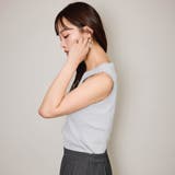 ブライトワイドリブスリーブレスニット≪手洗い可能≫ | QUEENS COURT | 詳細画像3 