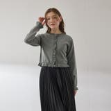 スポンディッシュニットフリルカーディガン≪手洗い可能≫ | QUEENS COURT | 詳細画像22 