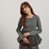 ダークグレー | スポンディッシュニットバルーンプルオーバー≪手洗い可能≫ | QUEENS COURT