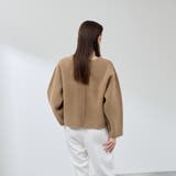 フェレットタッチWフェイスボクシーニット≪手洗い可能≫ | QUEENS COURT | 詳細画像10 