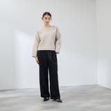 フェレットタッチWフェイスボクシーニット≪手洗い可能≫ | QUEENS COURT | 詳細画像13 