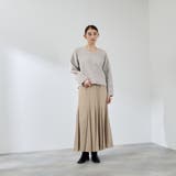 フェレットタッチWフェイスボクシーニット≪手洗い可能≫ | QUEENS COURT | 詳細画像15 