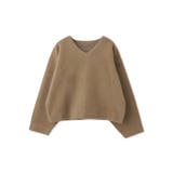 フェレットタッチWフェイスボクシーニット≪手洗い可能≫ | QUEENS COURT | 詳細画像19 