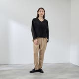 フェレットタッチWフェイスボクシーニット≪手洗い可能≫ | QUEENS COURT | 詳細画像5 