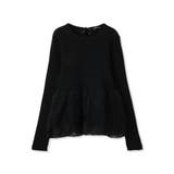 フラワーチュールペプラムリブニット≪手洗い可能≫ | QUEENS COURT | 詳細画像12 