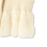 フラワーチュールペプラムリブニット≪手洗い可能≫ | QUEENS COURT | 詳細画像18 