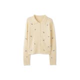 フラワー刺繍ポロニットトップス | QUEENS COURT | 詳細画像14 