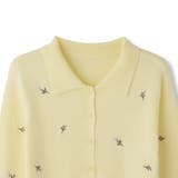 フラワー刺繍ポロニットトップス | QUEENS COURT | 詳細画像18 