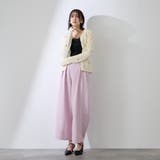 フラワー刺繍ポロニットトップス | QUEENS COURT | 詳細画像8 