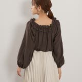 フリルカラーナローリボンブラウス≪手洗い可能≫ | QUEENS COURT | 詳細画像15 