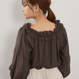 フリルカラーナローリボンブラウス≪手洗い可能≫ | QUEENS COURT | 詳細画像16 