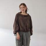 ギャザースリーブボートネックブラウス≪洗濯機で洗える≫ | QUEENS COURT | 詳細画像12 