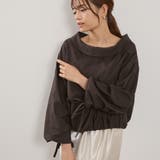 ギャザースリーブボートネックブラウス≪洗濯機で洗える≫ | QUEENS COURT | 詳細画像13 