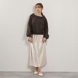 ギャザースリーブボートネックブラウス≪洗濯機で洗える≫ | QUEENS COURT | 詳細画像16 