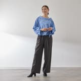 ギャザースリーブボートネックブラウス≪洗濯機で洗える≫ | QUEENS COURT | 詳細画像24 