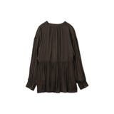 割繊サテンキーネックペプラムブラウス≪手洗い可能≫ | QUEENS COURT | 詳細画像14 