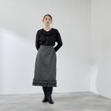 ナチュラルストレッチフレアカラーブラウス≪手洗い可能≫ | QUEENS COURT | 詳細画像3 